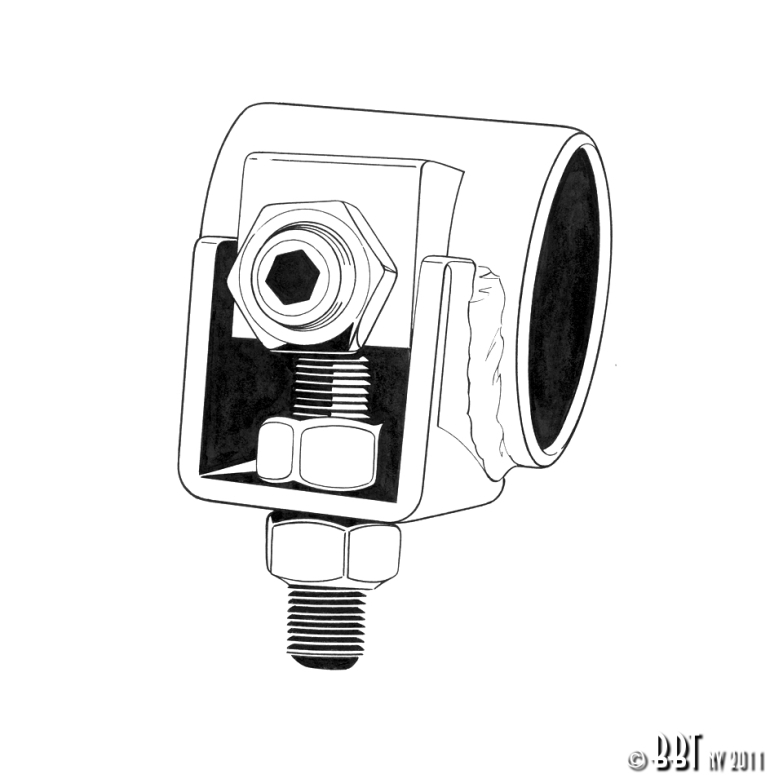 T1 65 Front Beam Adjuster (Sway Away) Cool Air VW